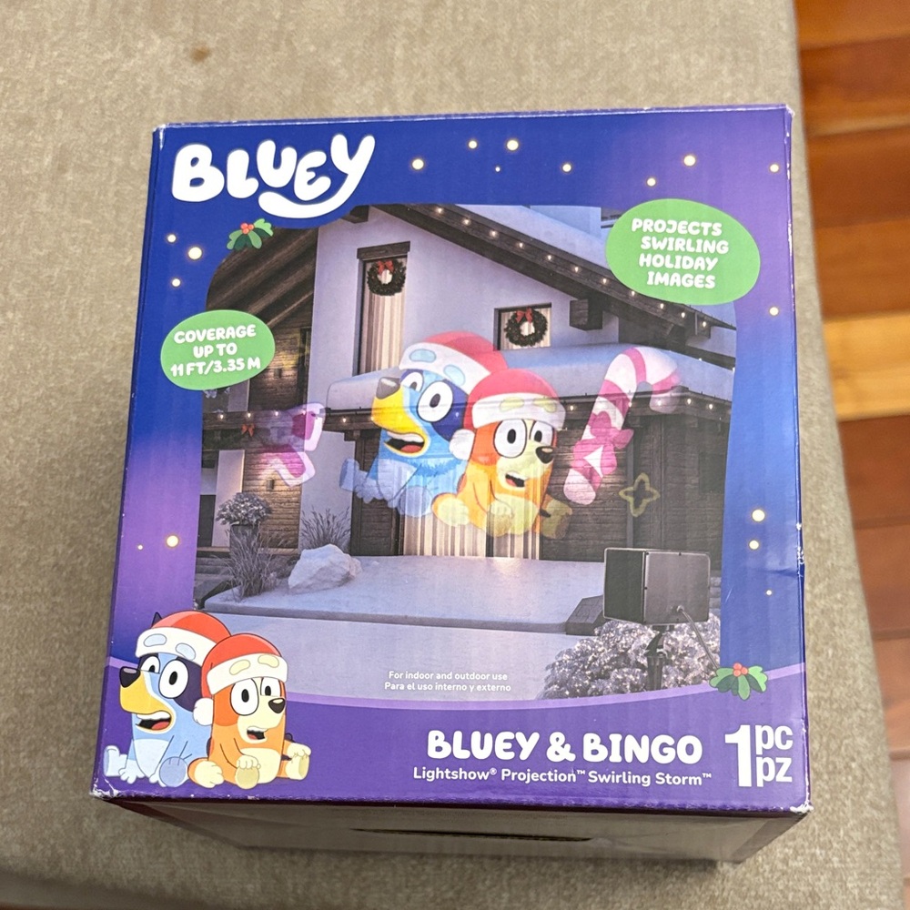 Bluey & Bingo Holiday Lightshow Projection